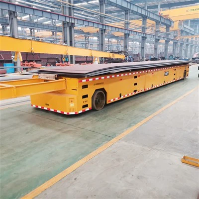 100 টন হাইড্রোলিক স্টিয়ারিং ট্র্যাকলেস ট্রান্সফার কার্ট