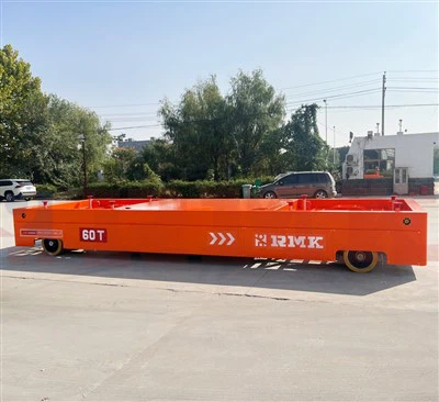 60 টন কংক্রিট পণ্য ব্যাটারি ট্র্যাকলেস ট্রান্সফার কার্ট